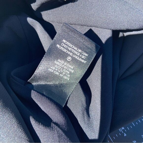 Sz Large Spaghetti Strap Black Lime Yellow Printed Alice + Olivia Top - Picture 6 of 10